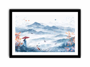 Beautiful Vally Art Print