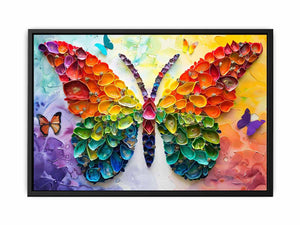 Colorful Buterfly Painting