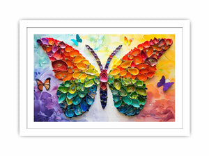 Colorful Buterfly Streched canvas