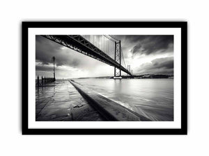 Road Under Bridge Art Print