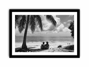 Beach Talk Art Print