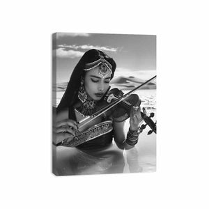 Caroler Canvas Print