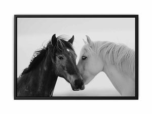Horses Communicate Painting