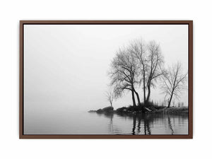 Misty Lake Poster