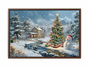Festive Scene Poster