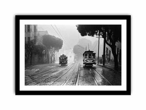 Cable Cars Art Print