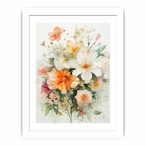 Flower Bouquet Streched canvas