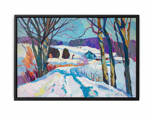 Snow Landscape Painting