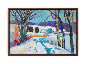 Snow Landscape Poster
