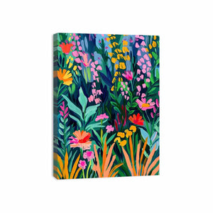 Vibrant Garden Canvas Print