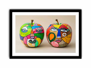Two Apples Art Print