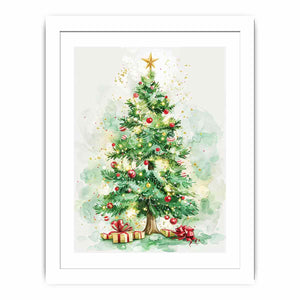 Christmas Tree Streched canvas