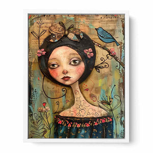 Girl Framed Print