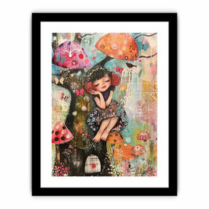 Cute Girl Art Print