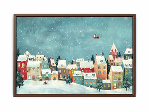 Festive Houses Poster