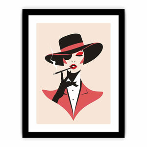 Minimalist Woman Art Print