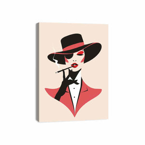 Minimalist Woman Canvas Print