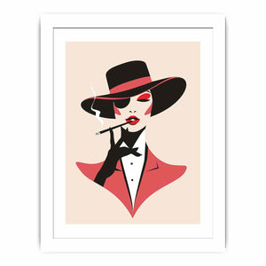 Minimalist Woman Streched canvas