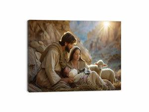 Birth of Jesus Canvas Print
