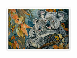 Koala Mother & Child Framed Print