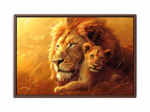 Lion Cute Baby Poster
