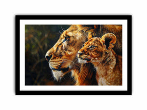 Tiger Cute Baby Art Print