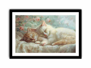 Cat Cute Baby Art Print