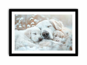 Dog Cute Baby Art Print