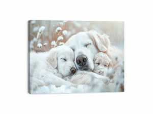 Dog Cute Baby Canvas Print