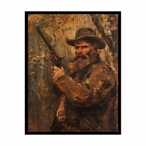 Long Pistol Painting