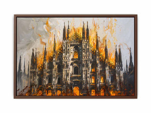 Castle On Fire Poster