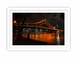 Story Bridge by Night Streched canvas