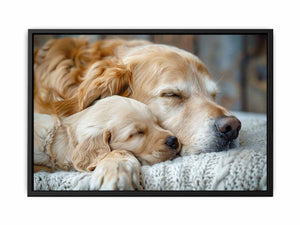 Dog Cute Babies Painting