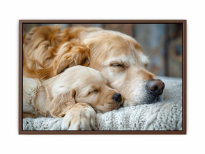Dog Cute Babies Poster