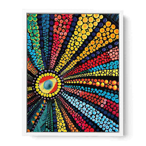 Dot Art Framed Print
