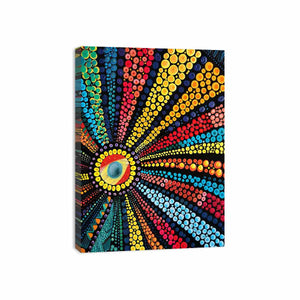 Dot Art Canvas Print