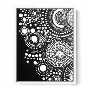 Dot Art Framed Print