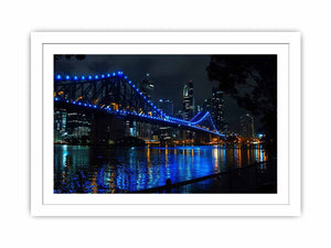 Story Bridge by Night Streched canvas
