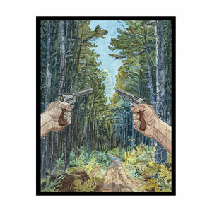 Two Guns Painting