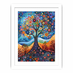 Dot Tree Streched canvas