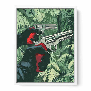 Tropical Search Framed Print