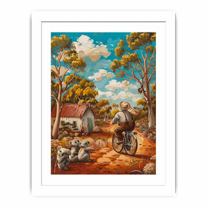 Aussie Farmhouse Streched canvas