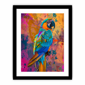 Colorful Parrot Art Print