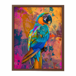 Colorful Parrot Poster