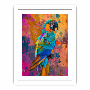 Colorful Parrot Streched canvas