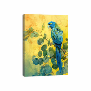 Blue Parrot Canvas Print