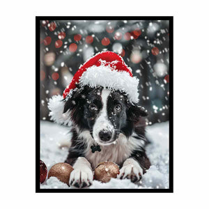 Festive Dog Painting