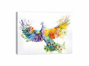 Elegant Dove Canvas Print