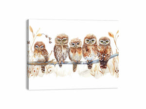 Owl Party Canvas Print
