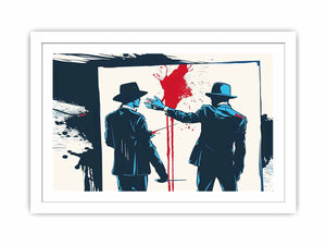 Dark Web Streched canvas